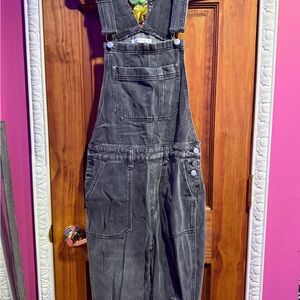PacSun Charcoal Denim Overalls